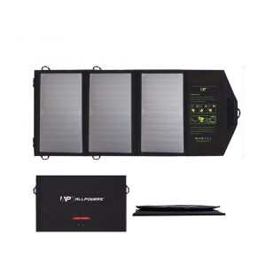Allpowers 5V 21W Tragbares Solarpanel-Ladegerat (kein eingebauter Akku)