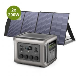 Allpowers R2500 2500W Powerstation mit Solarpanel 200W SP033