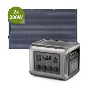 Allpowers R2500 2500W Powerstation mit Solarpanel 200W SF200