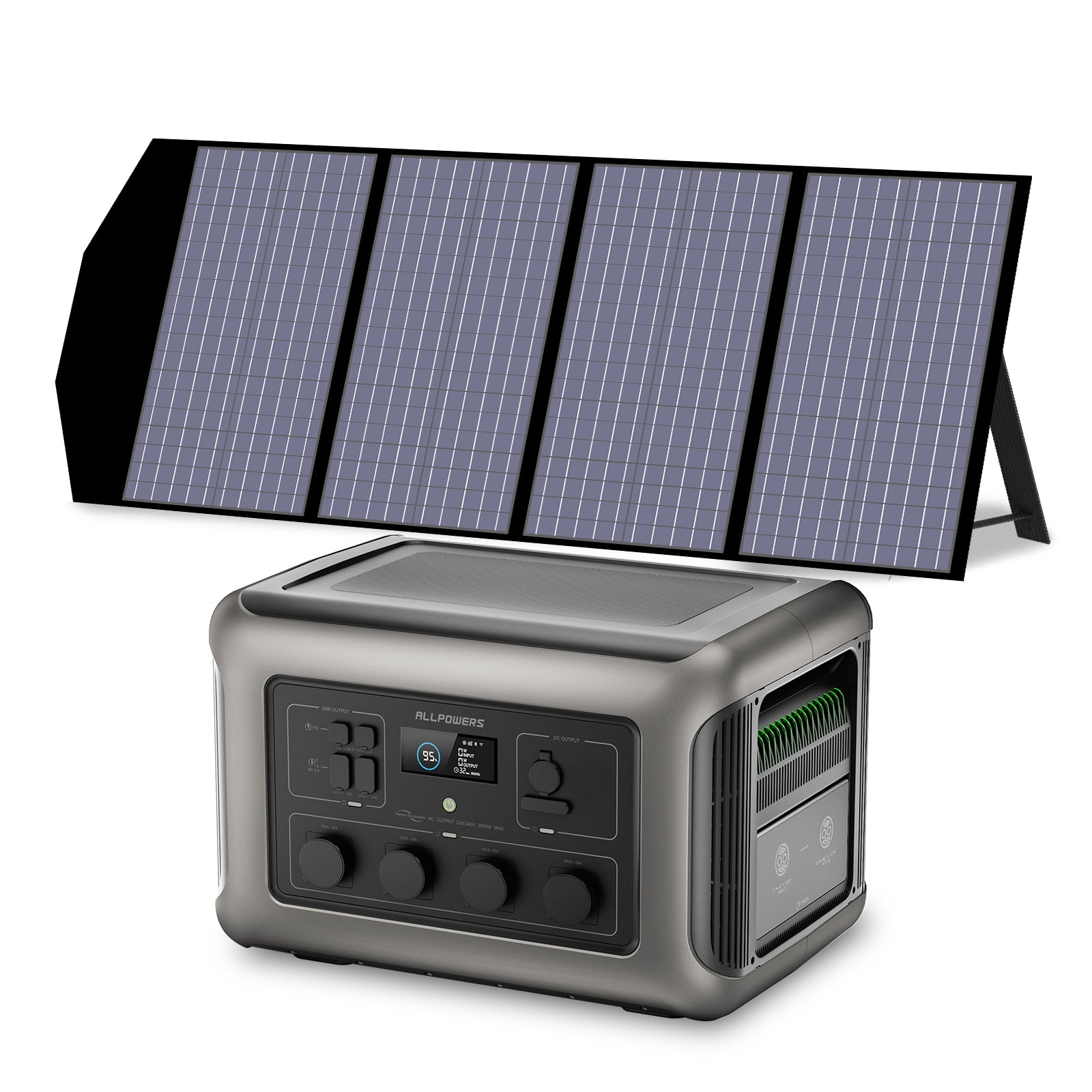 Allpowers Solargenerator-Kit 3500W (R3500 + SP029 140W Solarpanel) R3500 + SP029 Solarpanel