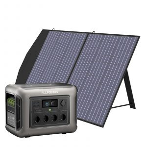 Allpowers R2500 2500W Powerstation mit Solarpanel 100W SP027