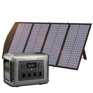 Allpowers R1500 2500W Powerstation mit Solarpanel 140W SP029