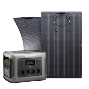 Allpowers R1500 1800W Powerstation mit Solarpanel 100W SF100