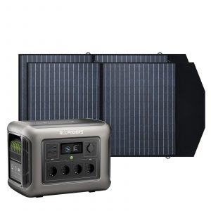 Allpowers R1500 1800W Powerstation mit Solarpanel 100W SF100
