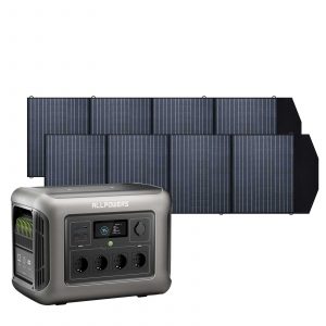 Allpowers R1500 1800W Powerstation mit Solarpanel 200W SF200