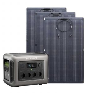 Allpowers R1500 1800W Powerstation mit Solarpanel 100W SF100