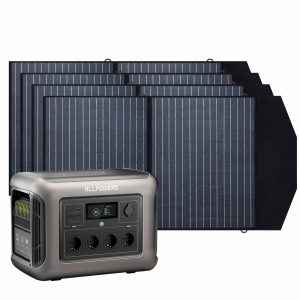 Allpowers R1500 1800W Powerstation mit Solarpanel 100W SF100