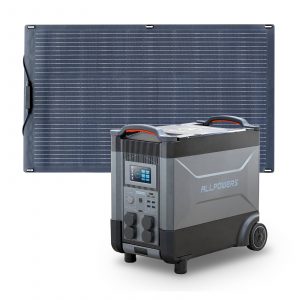 Allpowers R4000 4000W Tragbare Powerstation mit Solarpanel 100W SF100