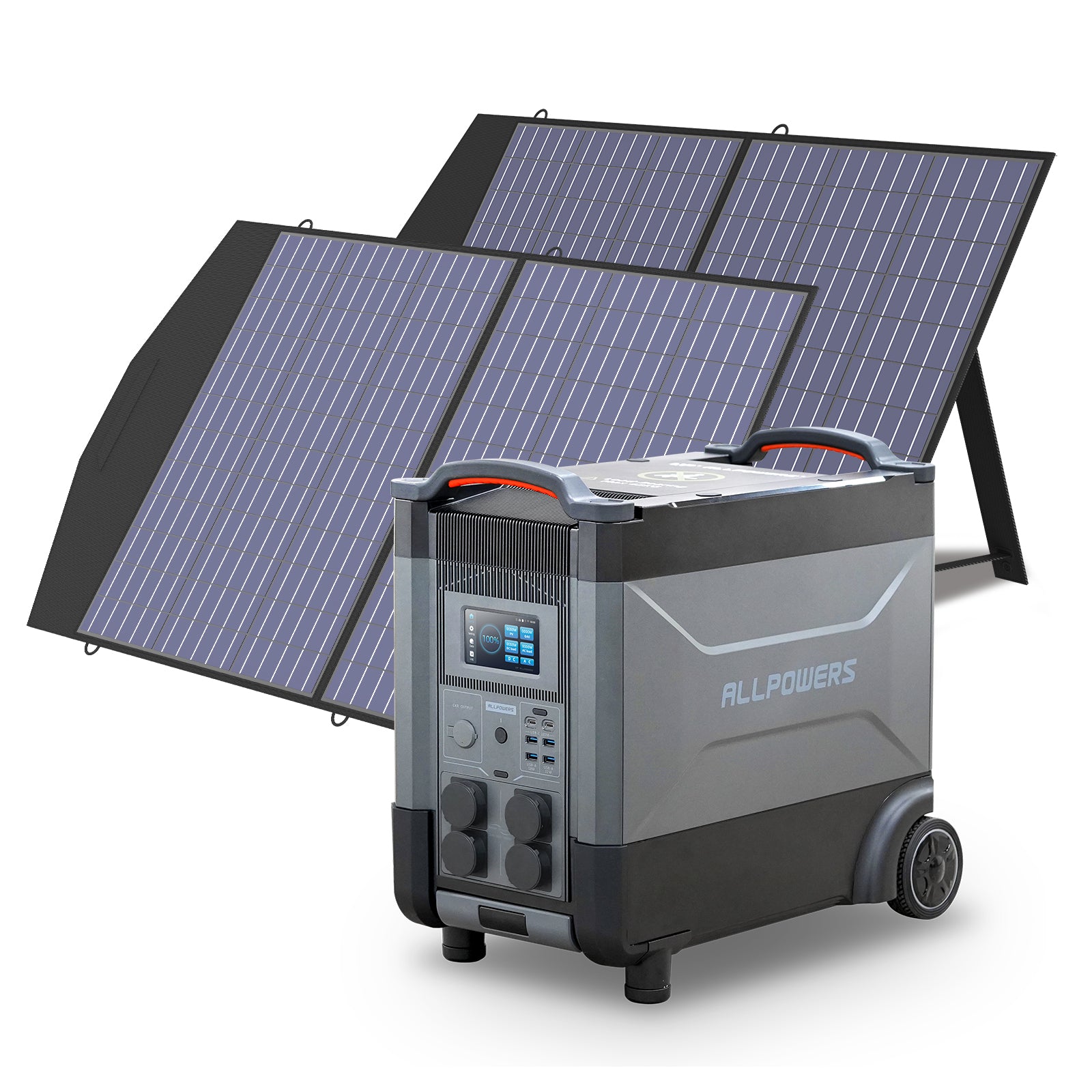 Allpowers Solargenerator-Kit 4000W (R4000 + SP027 100W Solarpanel) R4000 + 2 x SP027 Solarpanel
