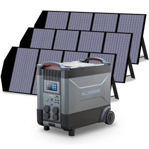 Allpowers Solargenerator-Kit 4000W (R4000 + SP029 140W Solarpanel) R4000 + 3 x SP029 Solarpanel