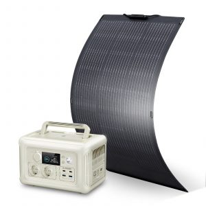 Allpowers R600 600W Tragbare Powerstation mit Solarpanel 100W SF100