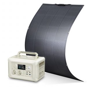 Allpowers R600 600W Tragbare Powerstation mit Solarpanel 200W SF200